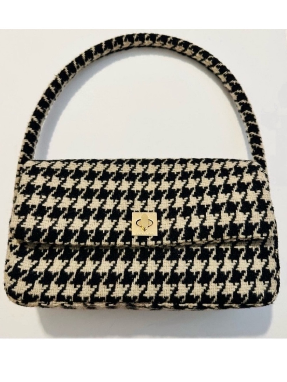 Anine Bing | Bag | Holiday Party Ready! Nico Bag Houndstooth | Ready to Ship! - Picture 1 of 16